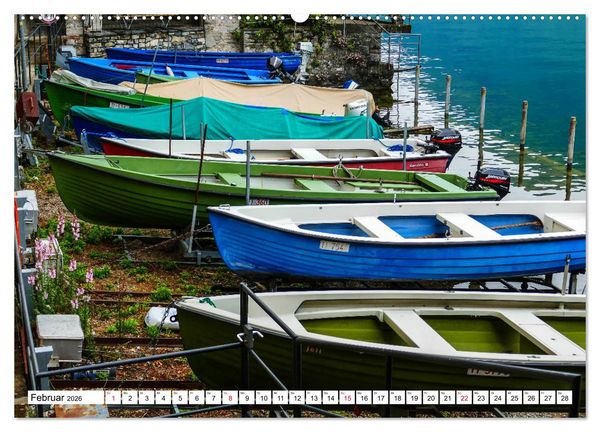 Produktbild: Impressionen vom Luganer See (Wandkalender 2026 DIN A2 quer), CALVENDO Monatskalender