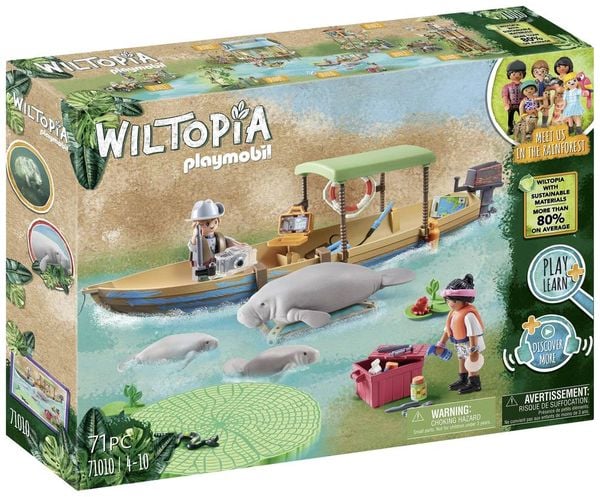 PLAYMOBIL® Wiltopia - Bootsausflug zu den Seekühen 71010