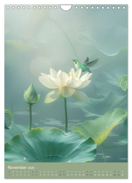 Produktbild: Tiere und Natur - Asienstil (Wandkalender 2026 DIN A4 hoch), CALVENDO Monatskalender