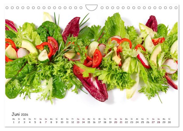 Produktbild: Food Panorama - K&uuml;chenkalender 2026 (Wandkalender 2026 DIN A4 quer), CALVENDO Monatskalender