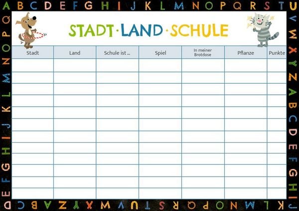 Produktbild: Meine superschlaue kunterbunte Schulstart-Box