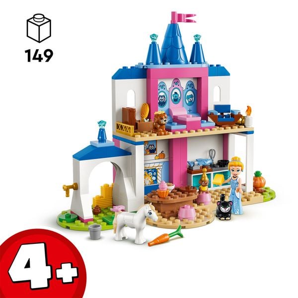 Produktbild: LEGO ǀ Disney Princess 43283 Cinderellas Tierpalast, Bauspielzeug f&uuml;r Kinder ab 4 Jahren