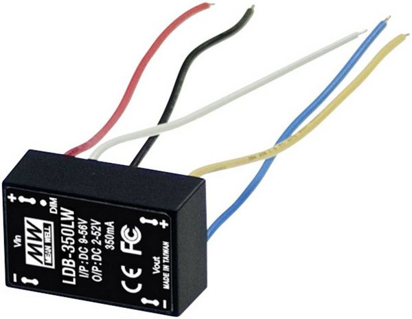 Mean Well DC/DC-LED-Driver MW LDB-600LW 600mA 18W 1St.