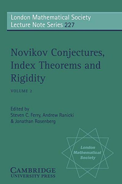 Produktbild: Novikov Conjectures, Index Theorems, and Rigidity