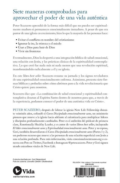 Produktbild: La Espiritualidad Emocionalmente Sana