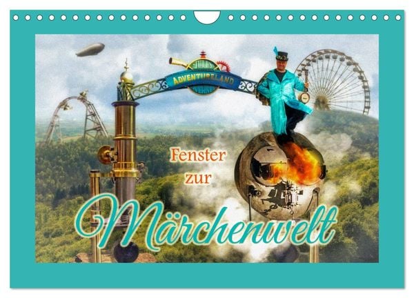 Fenster zur Märchenwelt (Wandkalender 2025 DIN A4 quer), CALVENDO Monatskalender