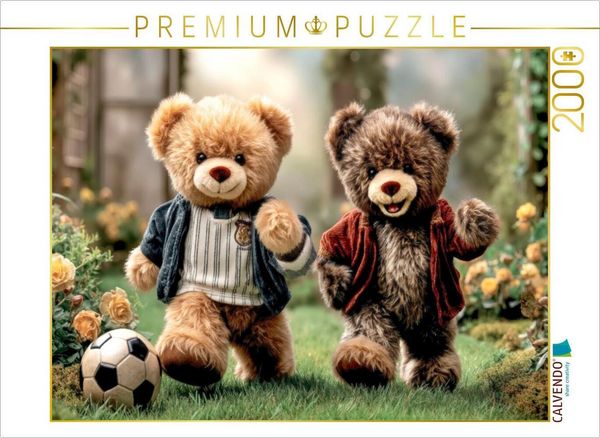 Produktbild: CALVENDO Puzzle Fu&szlig;ballspielen ist einfach toll | 2000 Teile Lege-Gr&ouml;&szlig;e 90x67cm Foto-Puzzle f&uuml;r gl&uuml;ckliche Stunden