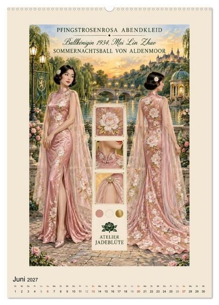 Produktbild: Die Ballk&ouml;niginnen von Aldenmoor (Wandkalender 2027 DIN A2 hoch), CALVENDO Monatskalender