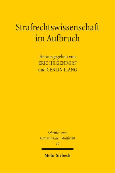 Produktbild: Strafrechtswissenschaft im Aufbruch