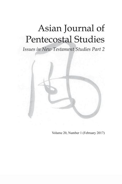 Produktbild: Asian Journal of Pentecostal Studies, Volume 20, Number 1