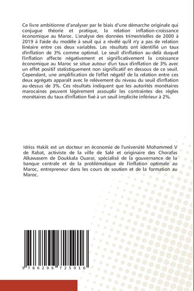 Produktbild: Contribution &agrave; la d&eacute;termination du taux d'inflation cible optimal