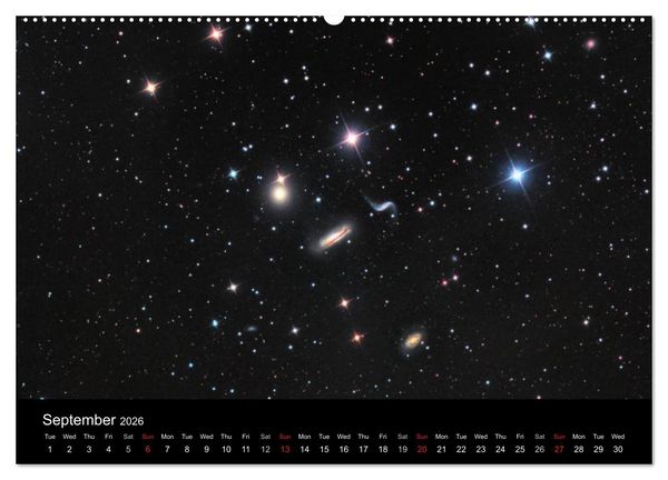 Produktbild: Deepsky (High Quality Premium Wall Calendar 2026 DIN A2 landscape),CALVENDO 12 Month Wall Calendar