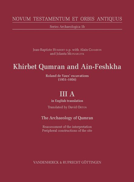 Produktbild: Khirbet Qumran and Ain-Feshkha III A (in English translation)