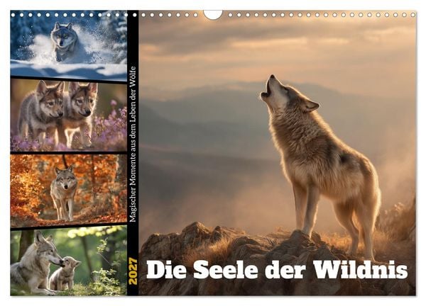 Die Seele der Wildnis (Wandkalender 2027 DIN A3 quer), CALVENDO Monatskalender