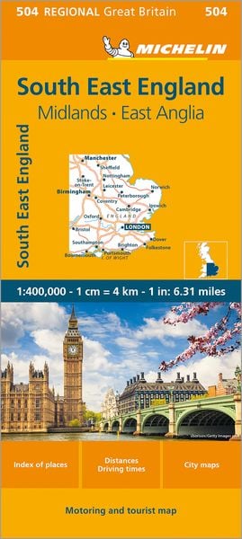 Produktbild: Michelin England S&uuml;d-Ost, Midlands, East Anglia