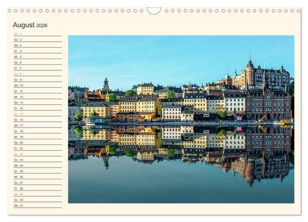 Produktbild: Stockholm - Venedig des Nordens (Wandkalender 2026 DIN A3 quer), CALVENDO Monatskalender
