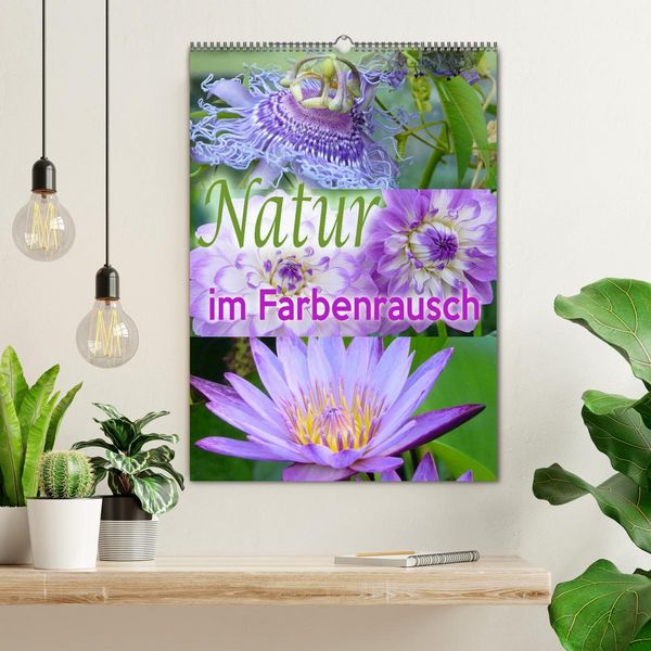 Produktbild: Natur im Farbenrausch (Wandkalender 2026 DIN A2 hoch), CALVENDO Monatskalender