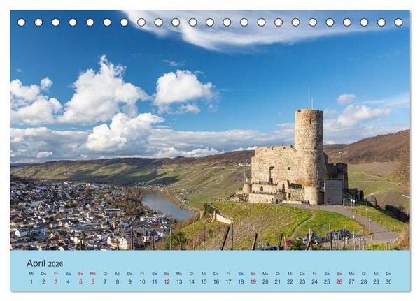 Produktbild: Moselansichten (Tischkalender 2026 DIN A5 quer), CALVENDO Monatskalender