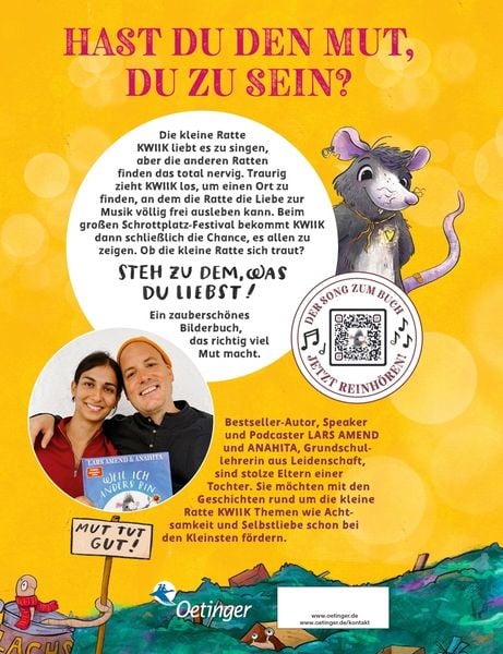 Produktbild: Die kleine Ratte Kwiik macht stark. Weil ich mutig bin
