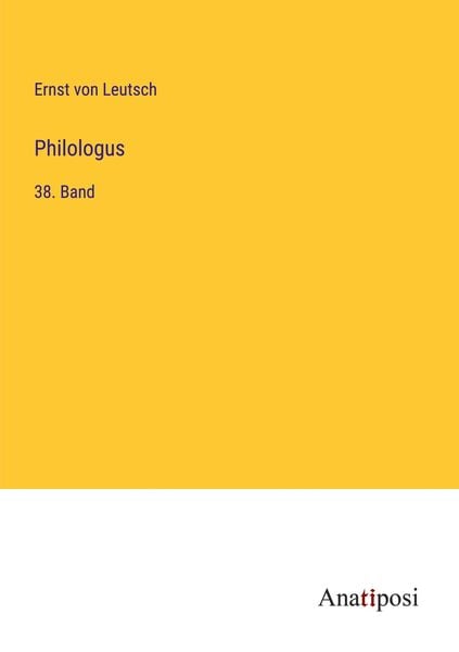 Produktbild: Philologus