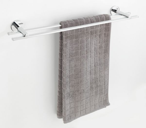 Produktbild: UV-Loc&reg; Badetuchstange Duo Mod. Isera 60 cm, Befestigen ohne Bohren mit innovativem Klebesystem