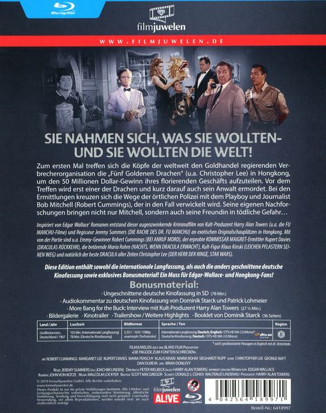 Produktbild: Die Pagode zum f&uuml;nften Schrecken (Edgar Wallace) (Filmjuwelen)