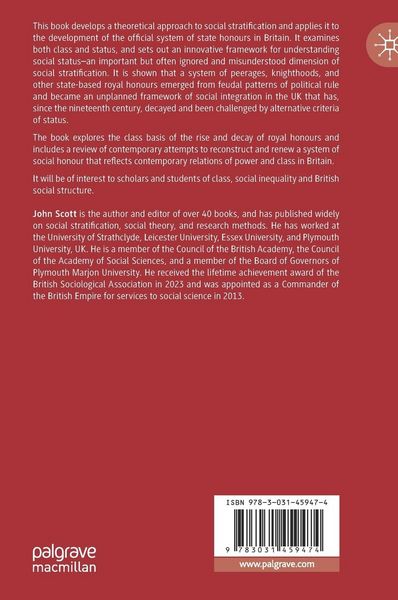 Produktbild: Class and Social Honour