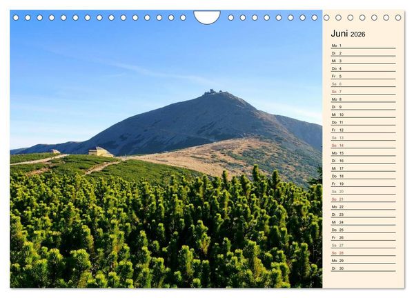 Produktbild: Riesengebirge (Wandkalender 2026 DIN A4 quer), CALVENDO Monatskalender