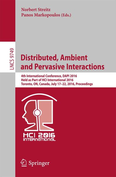 Produktbild: Distributed, Ambient and Pervasive Interactions
