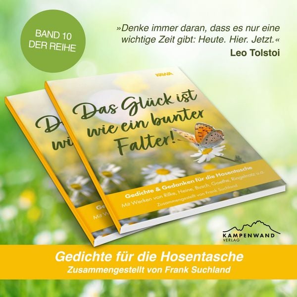 Produktbild: Das Gl&uuml;ck ist wie ein bunter Falter!