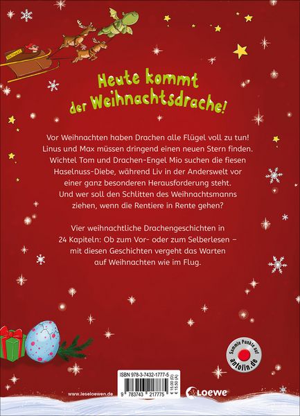 Produktbild: Lesel&ouml;wen-Adventskalender f&uuml;r Erstleser - Drachen
