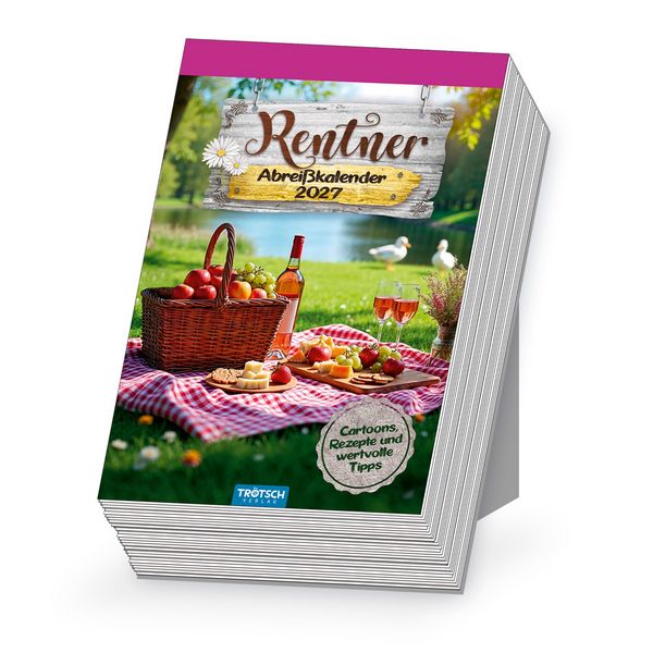 Produktbild: TR&Ouml;TSCH - Abrei&szlig;kalender Rentner 2027