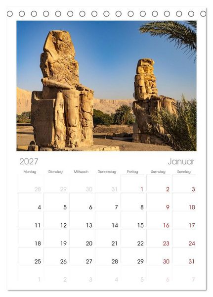 Produktbild: Tischplaner 2027 - Nordafrika - &Auml;gypten (A5 Tischkalender zum Aufstellen) CALVENDO