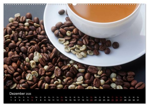 Produktbild: Kaffeezeit (hochwertiger Premium Wandkalender 2026 DIN A2 quer), Kunstdruck in Hochglanz