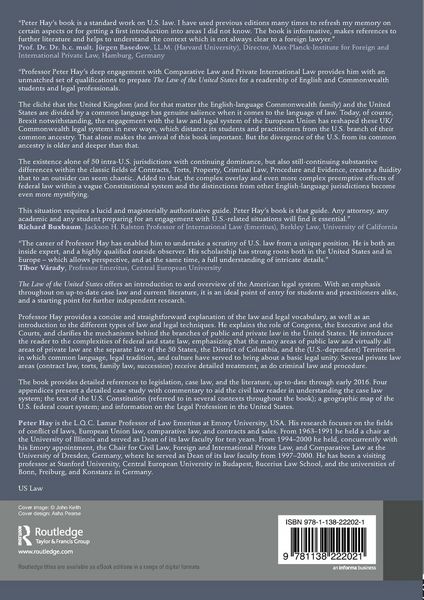 Produktbild: The Law of the United States
