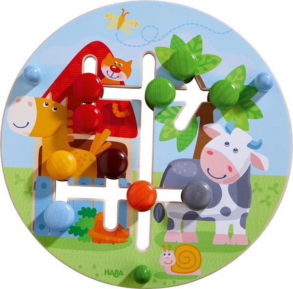 Produktbild: Schiebebrett Bauernhof-Welt (Kinderspiel)