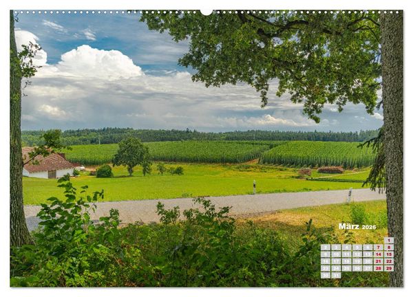 Produktbild: Hopfenland Holledau (hochwertiger Premium Wandkalender 2026 DIN A2 quer), Kunstdruck in Hochglanz
