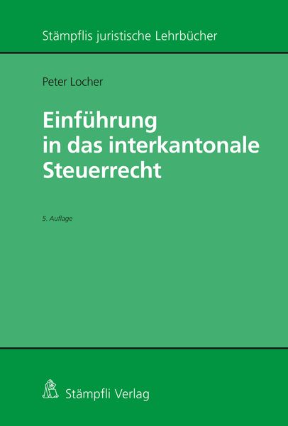 Produktbild: Einführung in das interkantonale Steuerrecht
