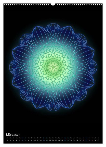 Produktbild: Mandala-Kalender 2027 (hochwertiger Premium Wandkalender 2027 DIN A2 hoch), Kunstdruck in Hochglanz