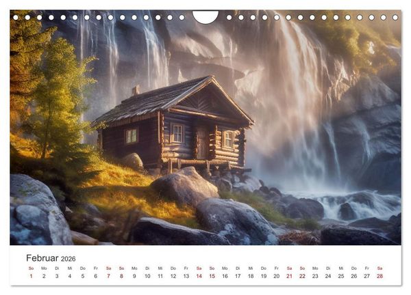 Produktbild: Zuhause in der Wildnis (Wandkalender 2026 DIN A4 quer), CALVENDO Monatskalender