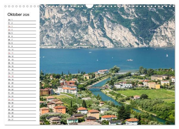 Produktbild: WUNDERBARER GARDASEE Riva del Garda und Torbole (Wandkalender 2026 DIN A3 quer), CALVENDO Monatskalender