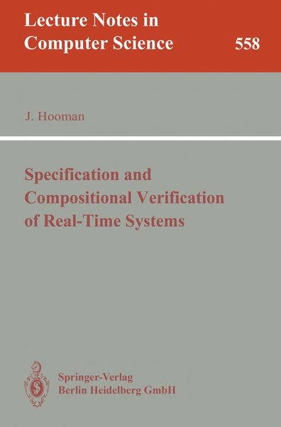 Produktbild: Specification and Compositional Verification of Real-Time Systems