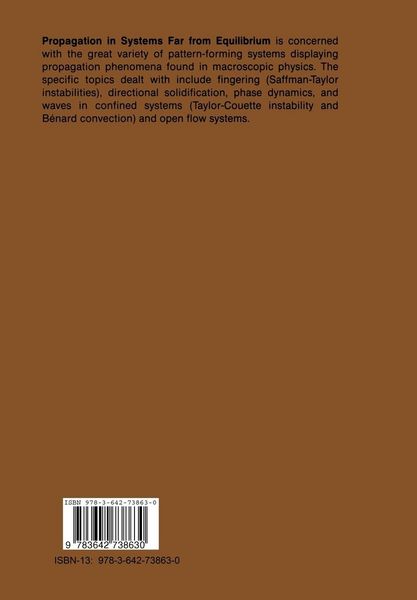 Produktbild: Propagation in Systems Far from Equilibrium