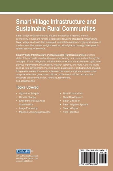 Produktbild: Smart Village Infrastructure and Sustainable Rural Communities