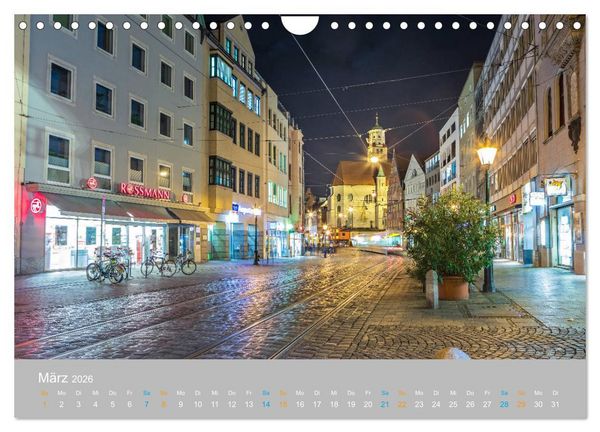 Produktbild: Augsburg - Stadt der Renaissance (Wandkalender 2026 DIN A4 quer), CALVENDO Monatskalender
