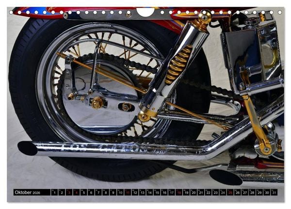 Produktbild: Harley Classic Chopper (Wandkalender 2026 DIN A4 quer), CALVENDO Monatskalender