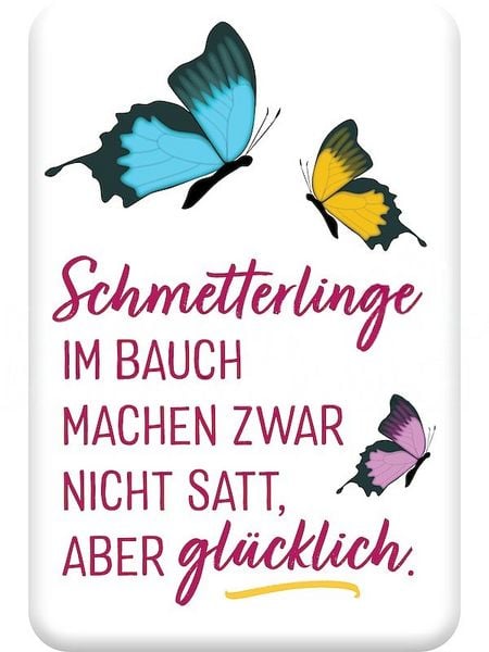 Schmetterlinge im Bauch
