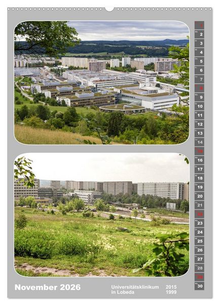 Produktbild: Jena im Wandel (Wandkalender 2026 DIN A2 hoch), CALVENDO Monatskalender
