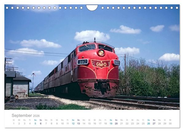 Produktbild: US Diesellokomotiven (Wandkalender 2026 DIN A4 quer), CALVENDO Monatskalender