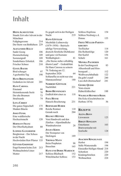 Produktbild: Bayerisches Hausbuch auf das Jahr 2026